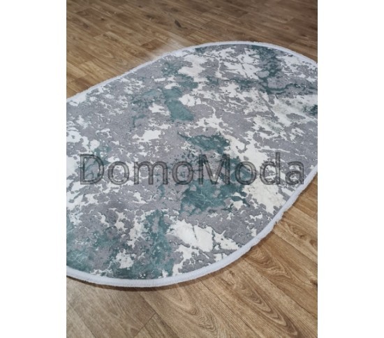 Синтетический  ковер LUXURY 05917A TURQUOISE-D.GREY HB Купить в интернет магазине ДомоМода фото 4 Синтетический  ковер LUXURY 05917A TURQUOISE-D.GREY HB - высокое качество по лучшей цене в Украине изображение 4.